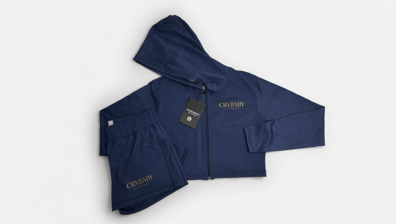 C&C Woman's Spandex Set (Dark Blue)