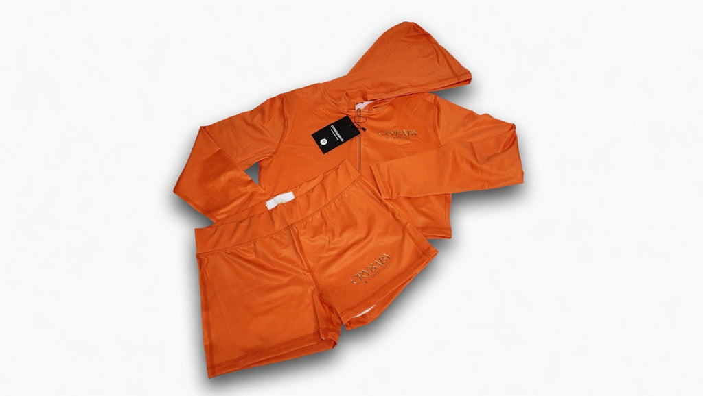 C&C Woman's Spandex Set (Orange)