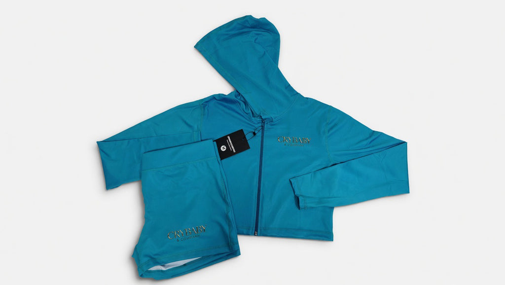 C&C Woman's Spandex Set (Blue)
