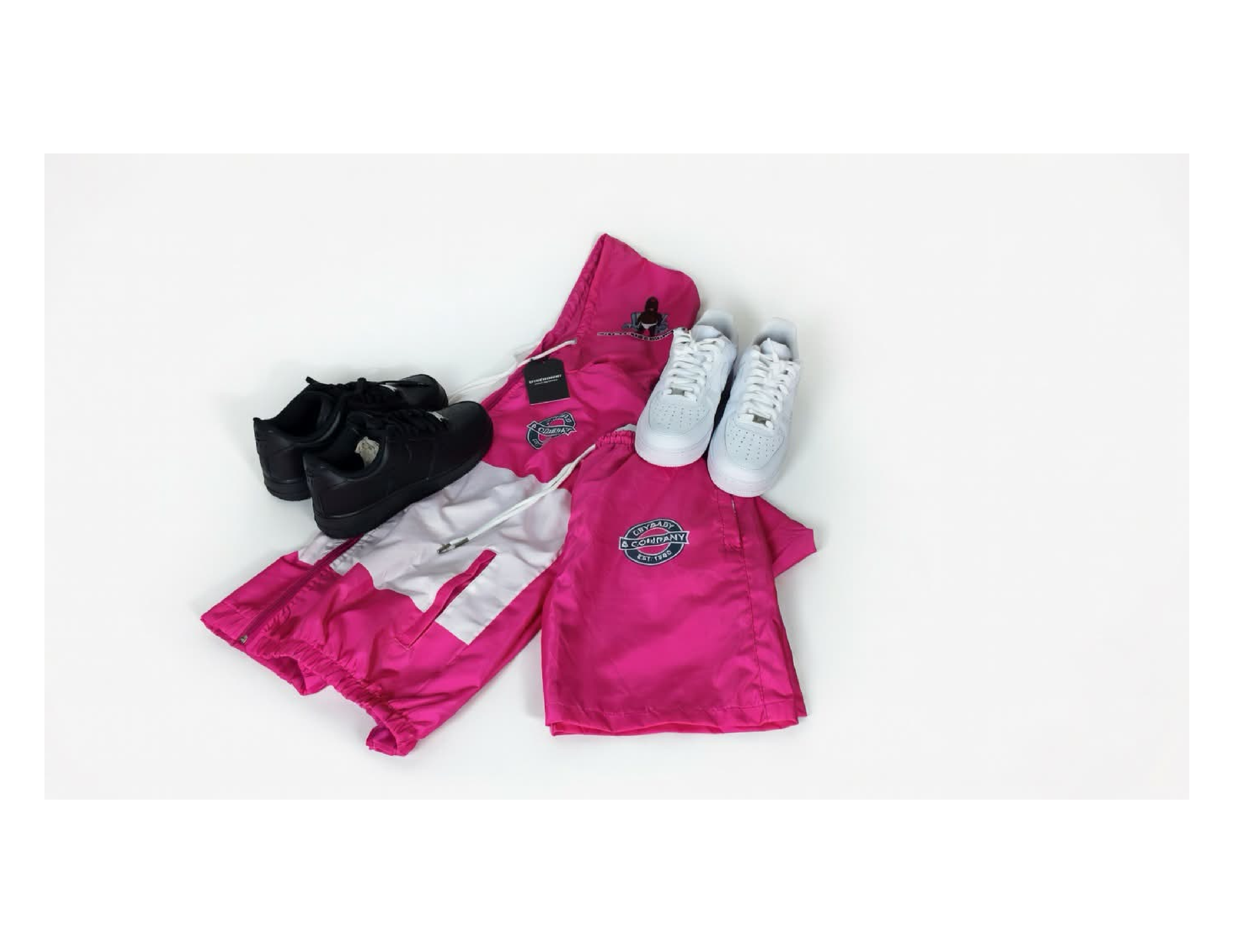Windbreaker Set - (Pink)