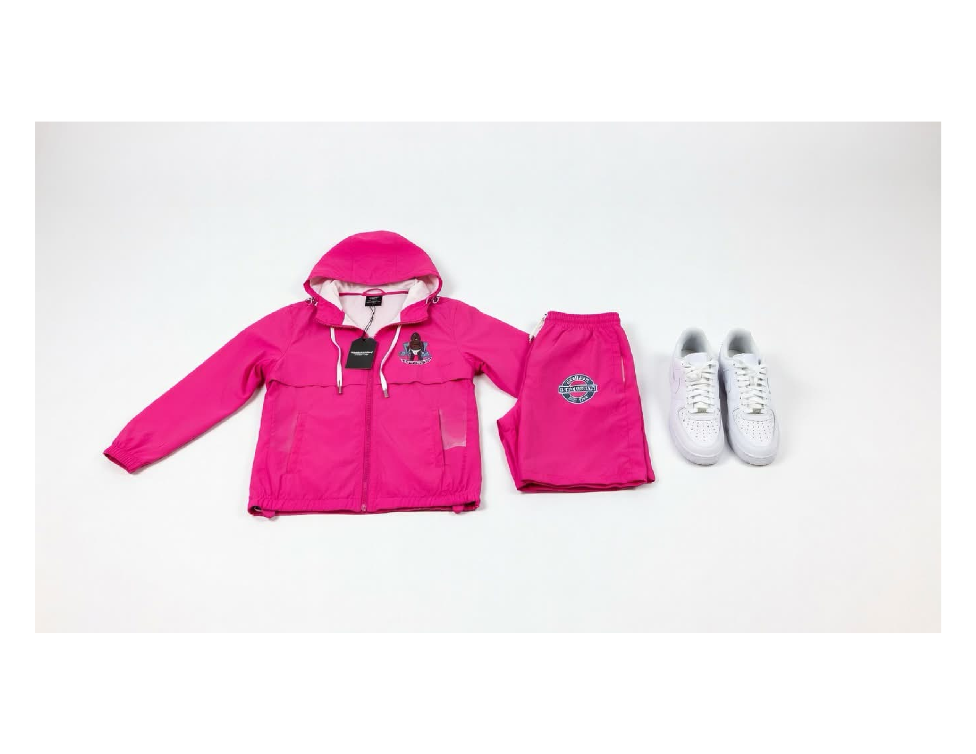 Windbreaker Set - (Pink)